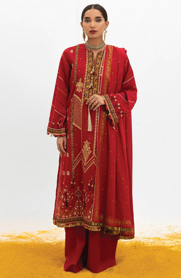 Orient OTL 22 025 U Red Summer Spring Lawn 2022 Online Shopping